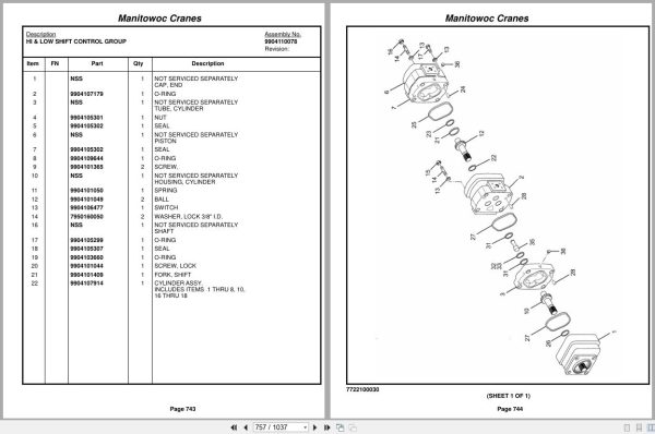 Grove Crane RT760E 231313 Parts Manual 2016 (2)