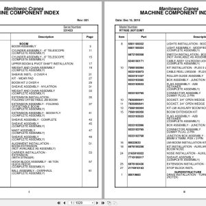 Grove Crane RT760E 231423 Parts Manual 2010 (1)