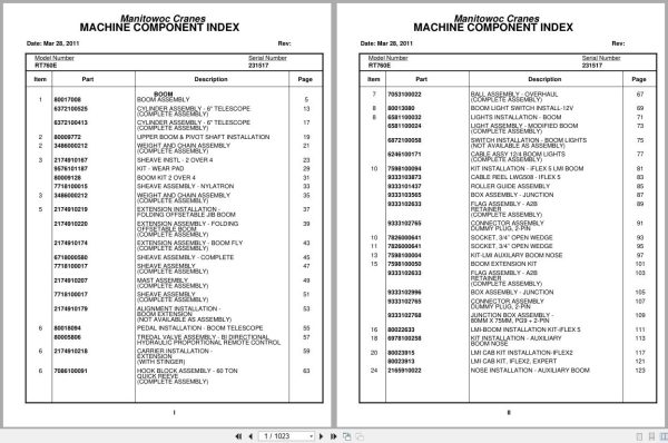 Grove Crane RT760E 231517 Parts Manual 2011 (1)