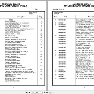 Grove Crane RT760E 231535 Parts Manual 2011 (1)