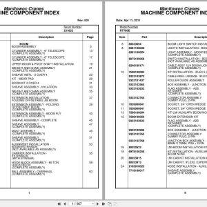Grove Crane RT760E 231652 Parts Manual 2011 (1)