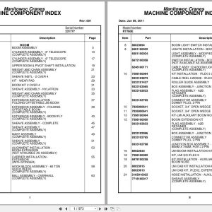 Grove Crane RT760E 231777 Parts Manual 2011 (1)
