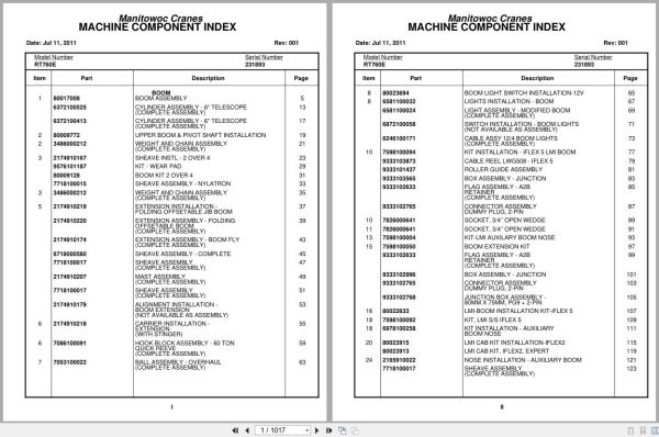 Grove Crane RT760E 231893 Parts Manual 2011 (1)