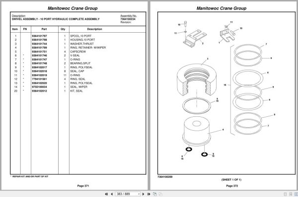 Grove Crane RT760E3 227210 Parts Manual 2007 (2)