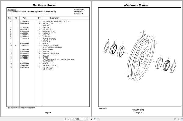 Grove Crane RT760EO 228611 Parts Manual 2019 (2)