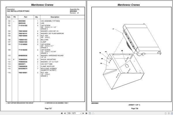 Grove Crane RT765E 2 232148 Parts Manual 2012 (2)