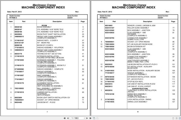 Grove Crane RT765E 2 232301 Parts Manual 2012 (1)