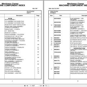 Grove Crane RT765E 2 232777 Parts Manual 2012 (1)