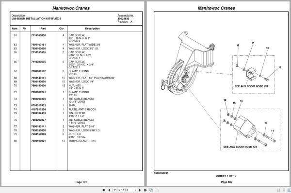 Grove Crane RT765E 2 232778 Parts Manual 2012 (2)