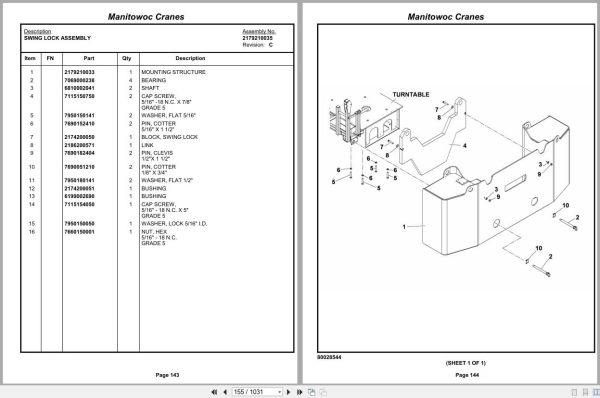 Grove Crane RT765E 2 232801 Parts Manual 2012 (2)