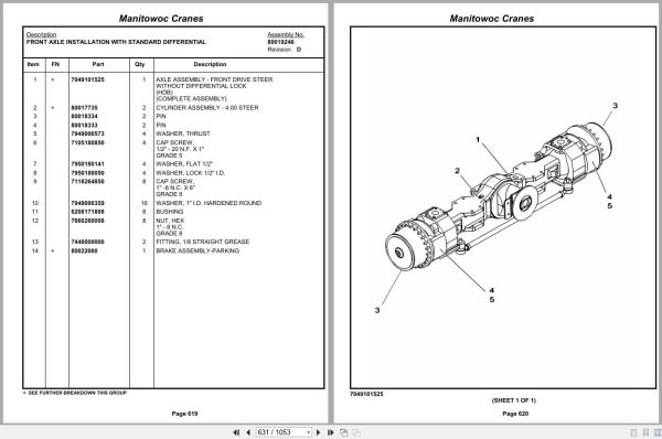Grove Crane RT765E 2 232816 Parts Manual 2012 (2)