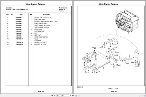 Grove Crane RT765E 2 233069 Parts Manual 2012 (2)