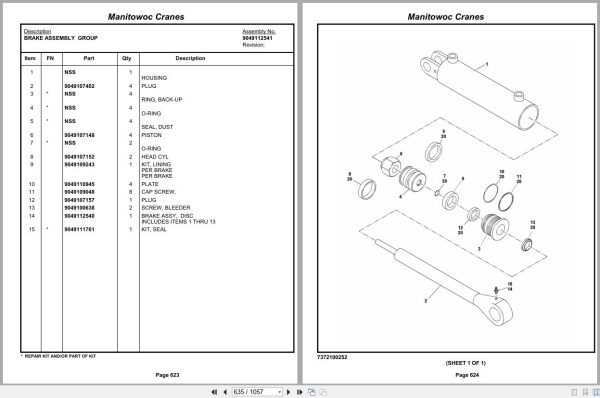 Grove Crane RT765E 2 233078 Parts Manual 2012 (2)