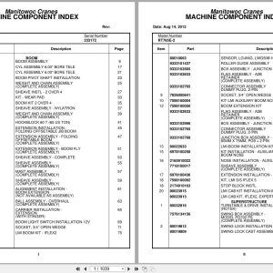 Grove Crane RT765E 2 233172 Parts Manual 2012 (1)