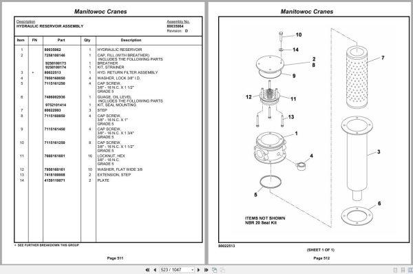 Grove Crane RT765E 2 233611 Parts Manual 2013 (2)