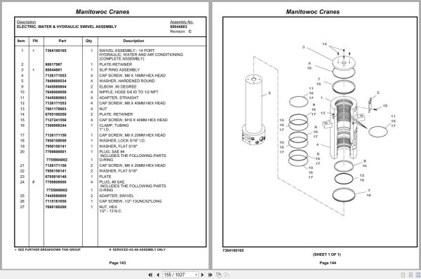 Grove Crane RT765E 2 233626 Parts Manual 2012 (2)