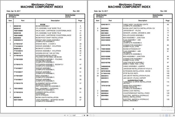 Grove Crane RT765E 2 233722 Parts Manual 2017 (1)