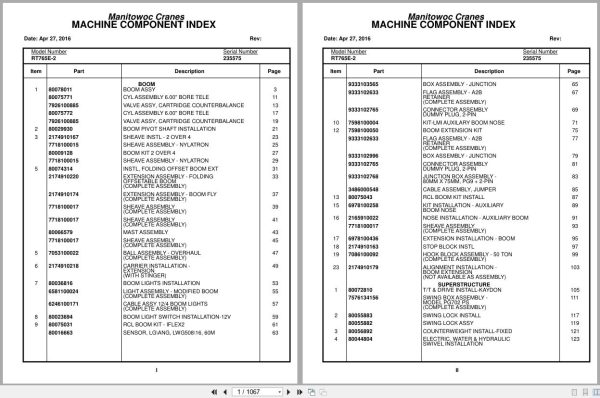 Grove Crane RT765E 2 235575 Parts Manual 2016 (1)