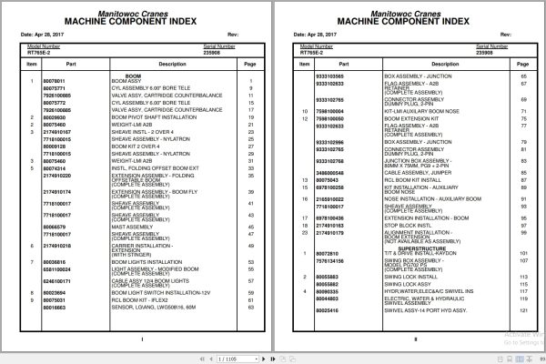 Grove Crane RT765E 2 235908 Parts Manual 2017 (1)