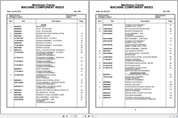 Grove Crane RT765E 2 235921 Parts Manual 2017 (1)