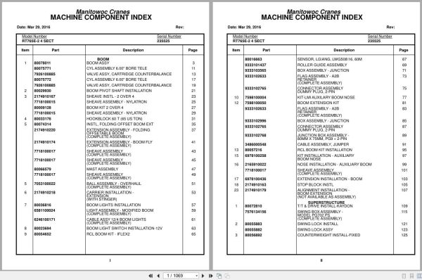 Grove Crane RT765E 2 4 SECT 235525 Parts Manual 2016 (1)