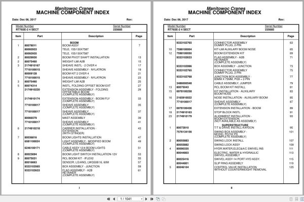 Grove Crane RT765E 2 4 SECT 235685 Parts Manual 2017 (1)