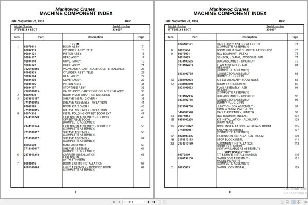 Grove Crane RT765E 2 4 SECT 236057 Parts Manual 2018 (1)