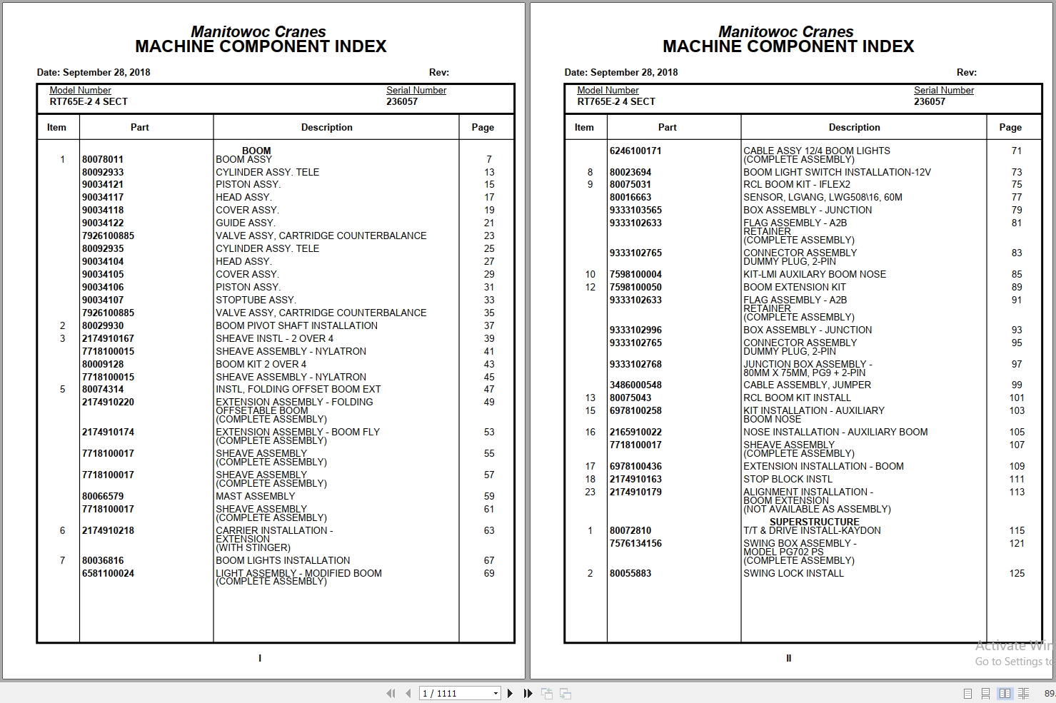 Grove Crane RT765E 2 4 SECT 236057 Parts Manual 2018 (1)