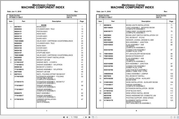 Grove Crane RT765E 2 4 SECT 236115 Parts Manual 2018 (1)