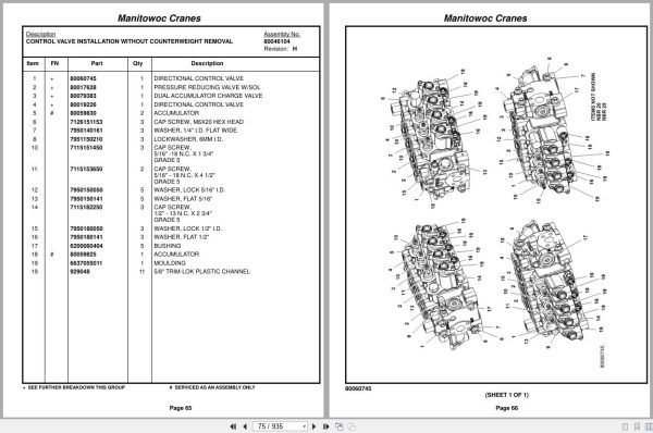 Grove Crane RT765E 2 4 SECT 236146 Parts Manual 2018 (2)