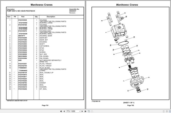 Grove Crane RT765E 2 4 SECT 236148 Parts Manual 2019 (2)