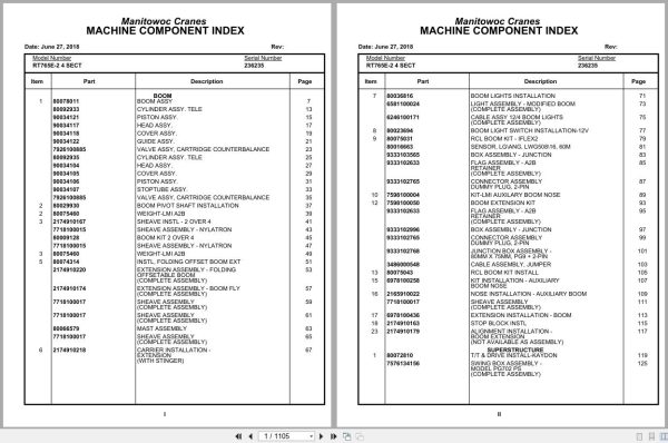 Grove Crane RT765E 2 4 SECT 236235 Parts Manual 2018 (1)