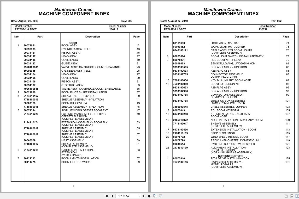Grove Crane RT765E 2 4 SECT 236718 Parts Manual 2019 (1)