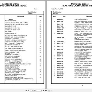 Grove Crane RT770E 233877 Parts Manual 2013 (1)