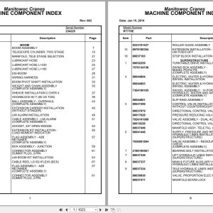 Grove Crane RT770E 234225 Parts Manual 2014 (1)