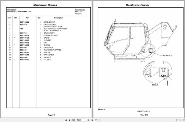 Grove Crane RT770E 234988 Parts Manual 2015 (2)