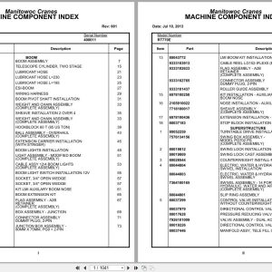 Grove Crane RT770E 400011 Parts Manual 2013 (1)