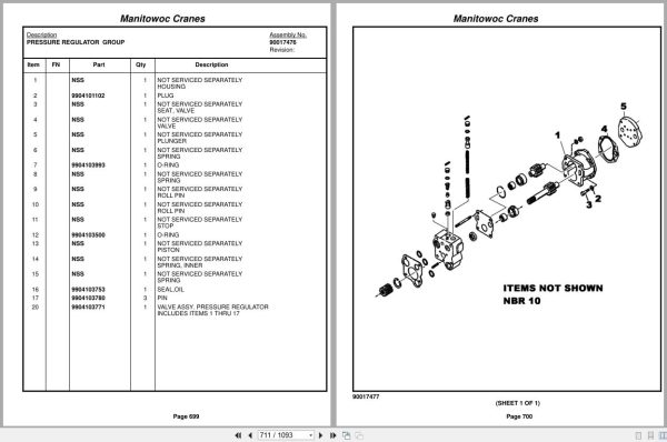 Grove Crane RT770E 5 SECT 235648 Parts Manual 2016 (2)