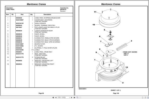 Grove Crane RT770E 5 SECT 235688 Parts Manual 2017 (2)