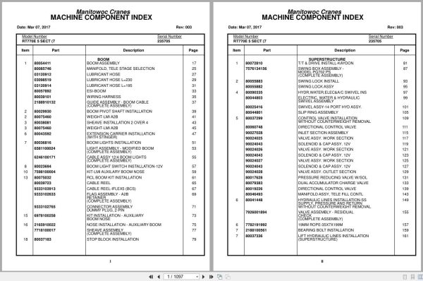 Grove Crane RT770E 5 SECT 235705 Parts Manual 2017 (1)