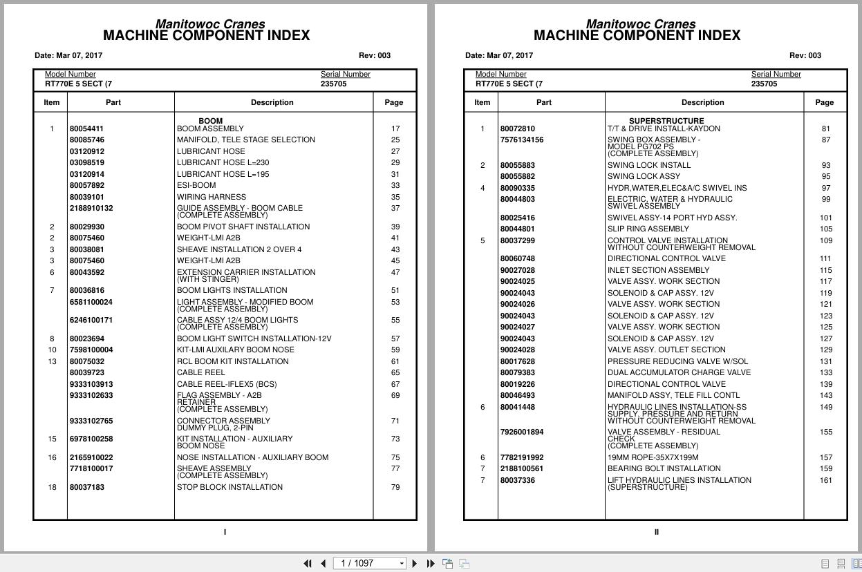 Grove Crane RT770E 5 SECT 235705 Parts Manual 2017 (1)