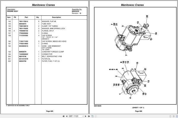 Grove Crane RT770E 5 SECT 235711 Parts Manual 2016 (2)