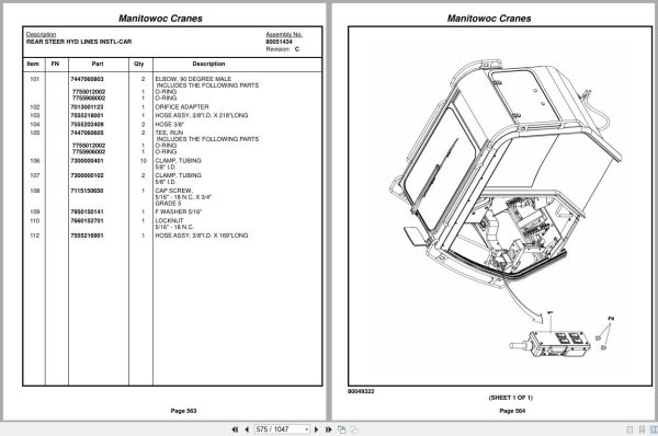 Grove Crane RT770E 5 SECT 236063 Parts Manual 2018 (2)