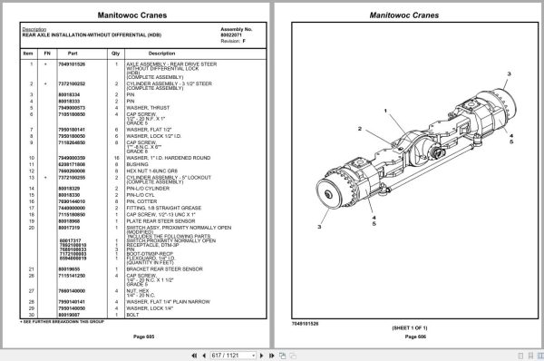 Grove Crane RT770E 5 SECT 236301 Parts Manual 2018 (2)
