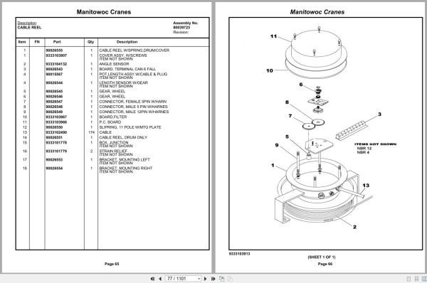 Grove Crane RT770E 5 SECT 236317 Parts Manual 2019 (2)