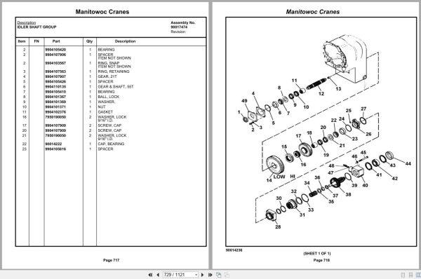 Grove Crane RT770E 5 SECT 236550 Parts Manual 2019 (2)