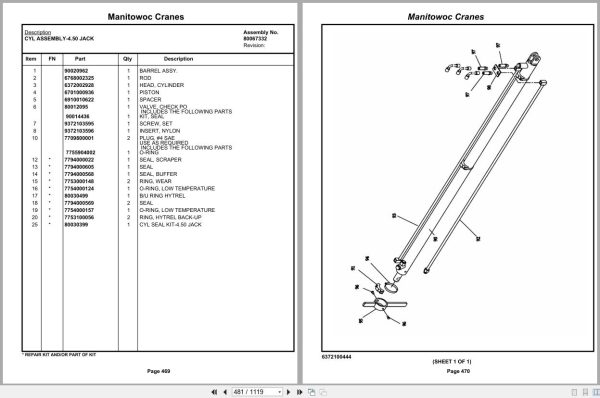 Grove Crane RT770E 5 SECT 236666 Parts Manual 2019 (2)
