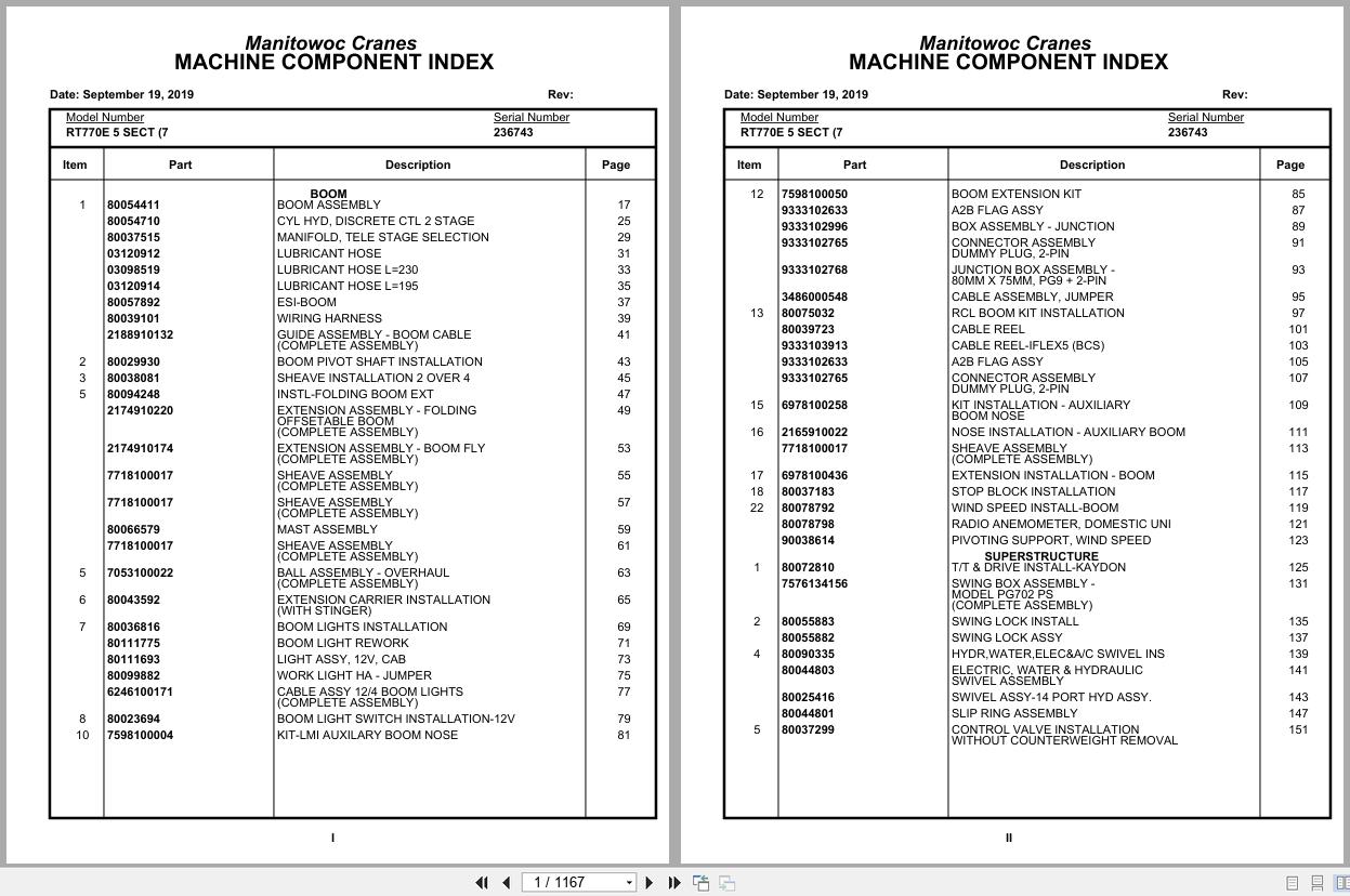 Grove Crane RT770E 5 SECT 236743 Parts Manual 2019 (1)