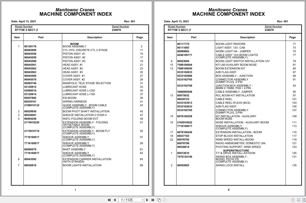 Grove Crane RT770E 5 SECT 236978 Parts Manual 2021 (1)