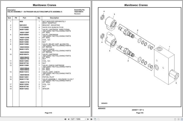 Grove Crane RT770E 5 SECT 237003 Parts Manual 2021 (2)